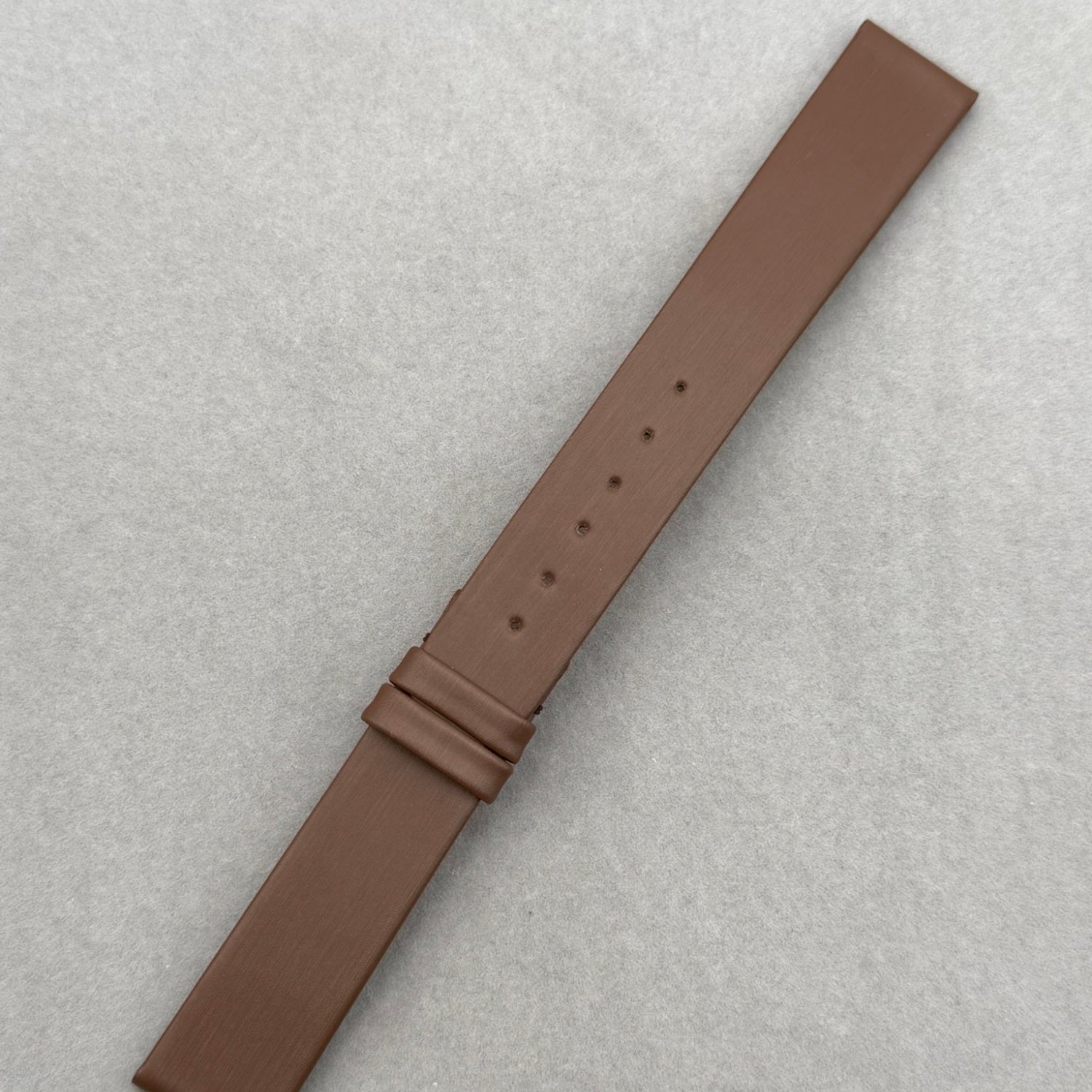 Handcrafted Custom Brown Silk-Calfskin Leather Watch Strap for Piaget POSSESSION Series