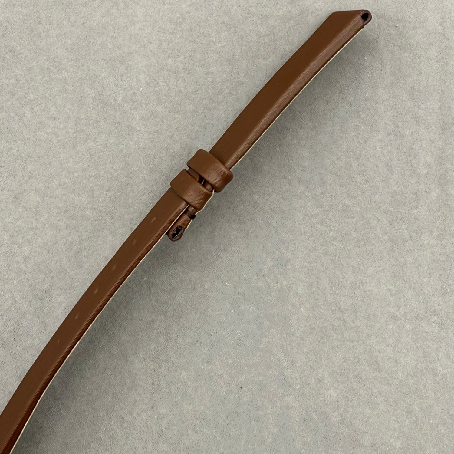 Handcrafted Custom Brown Silk-Calfskin Leather Watch Strap for Piaget POSSESSION Series