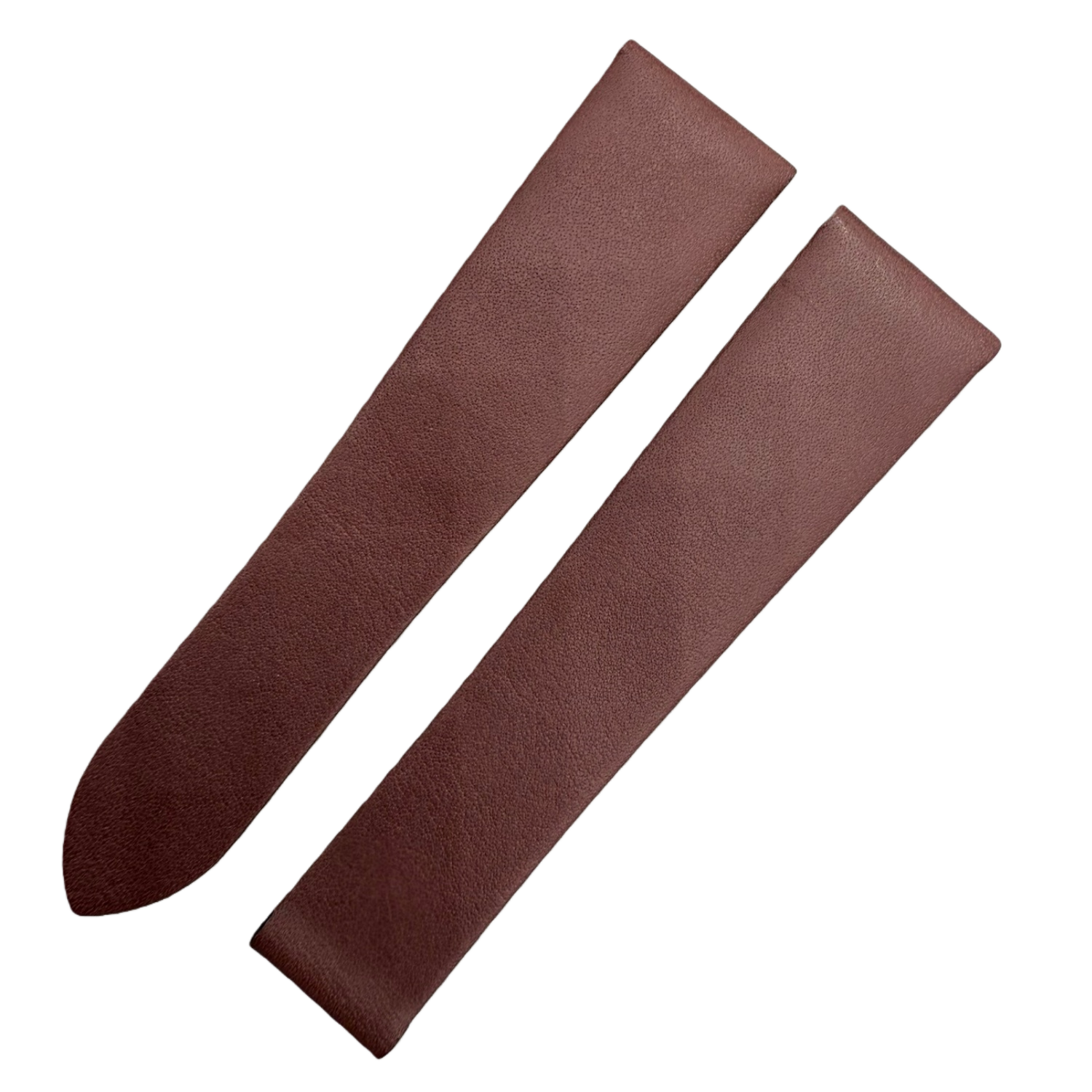 Handcrafted Custom Purple Silk-Calfskin Leather Watch Strap with Original Foldable Clasp for Piaget LIMELIGHT Series