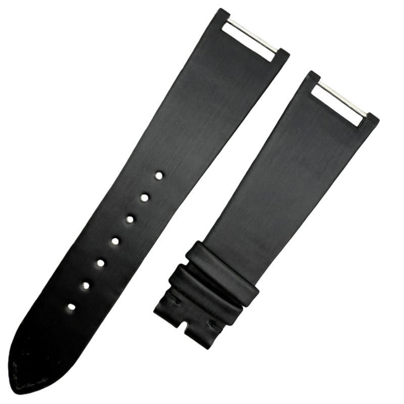 Customization Plan for Black Silk-Silk Cowhide Handmade Watch Strap Compatible with Patek Philippe TWENTY-4 Series 4910