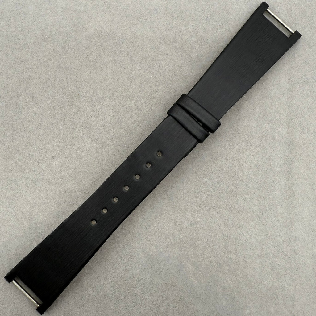Customization Plan for Black Silk-Silk Cowhide Handmade Watch Strap Compatible with Patek Philippe TWENTY-4 Series 4910