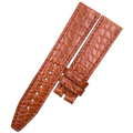 Compatible with IWC Engineer Brown Round Pattern ALLIGATOR Strap