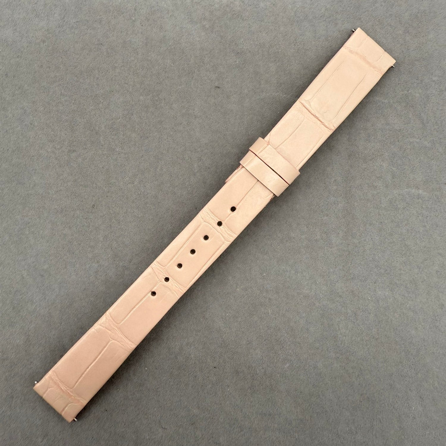 Quick-Release Alligator Leather Watch Strap for Vacheron Constantin Éliane Goddess Series - Bare Pink