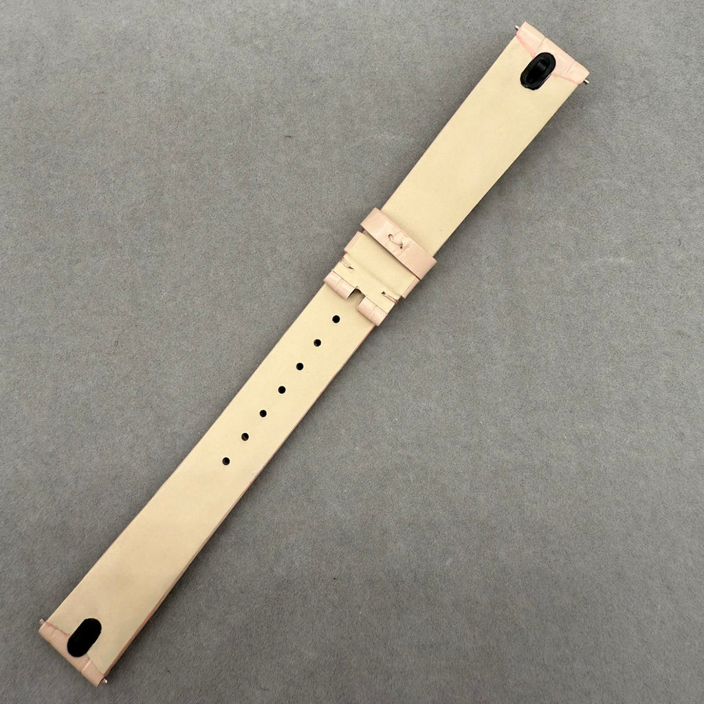 Quick-Release Alligator Leather Watch Strap for Vacheron Constantin Éliane Goddess Series - Bare Pink