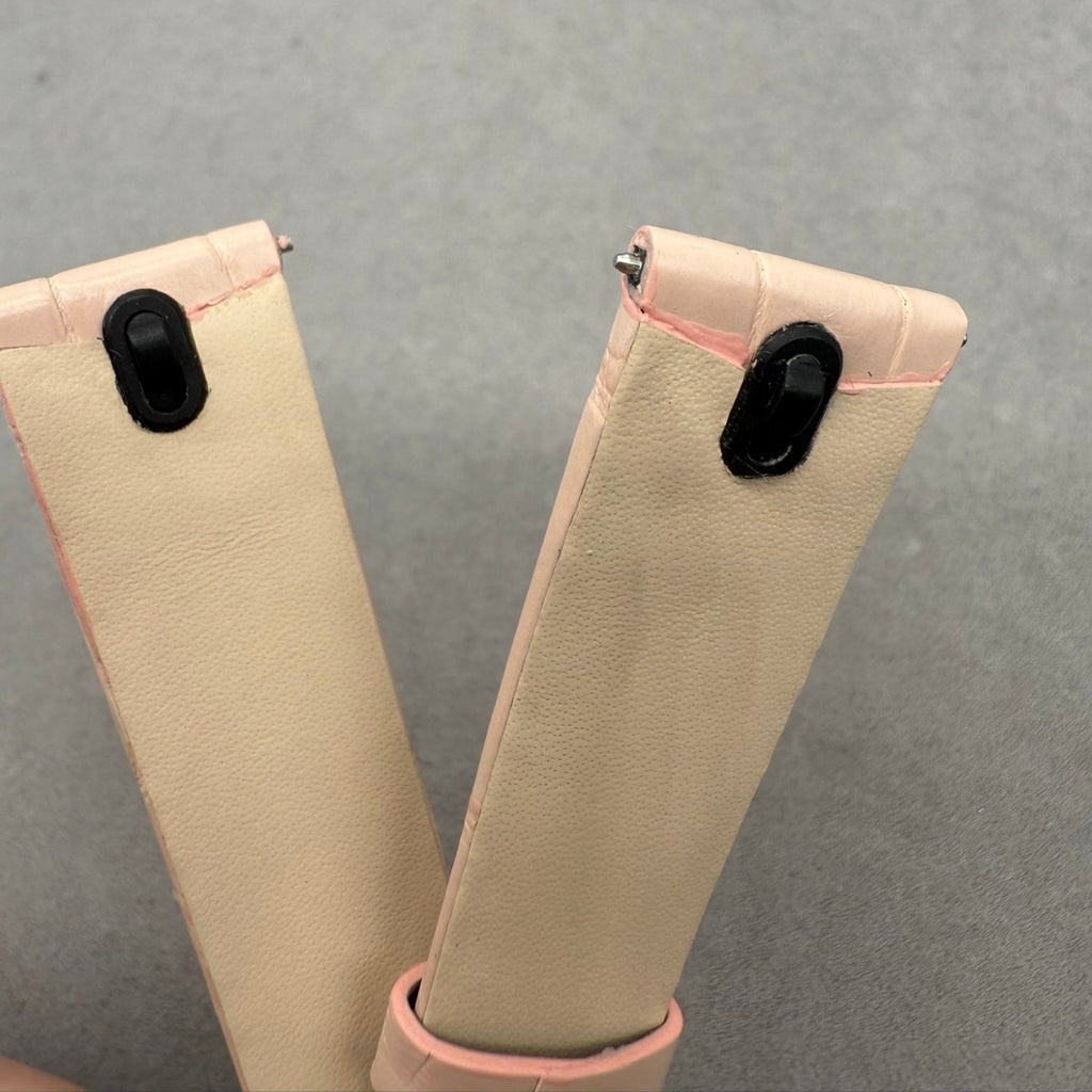 Quick-Release Alligator Leather Watch Strap for Vacheron Constantin Éliane Goddess Series - Bare Pink