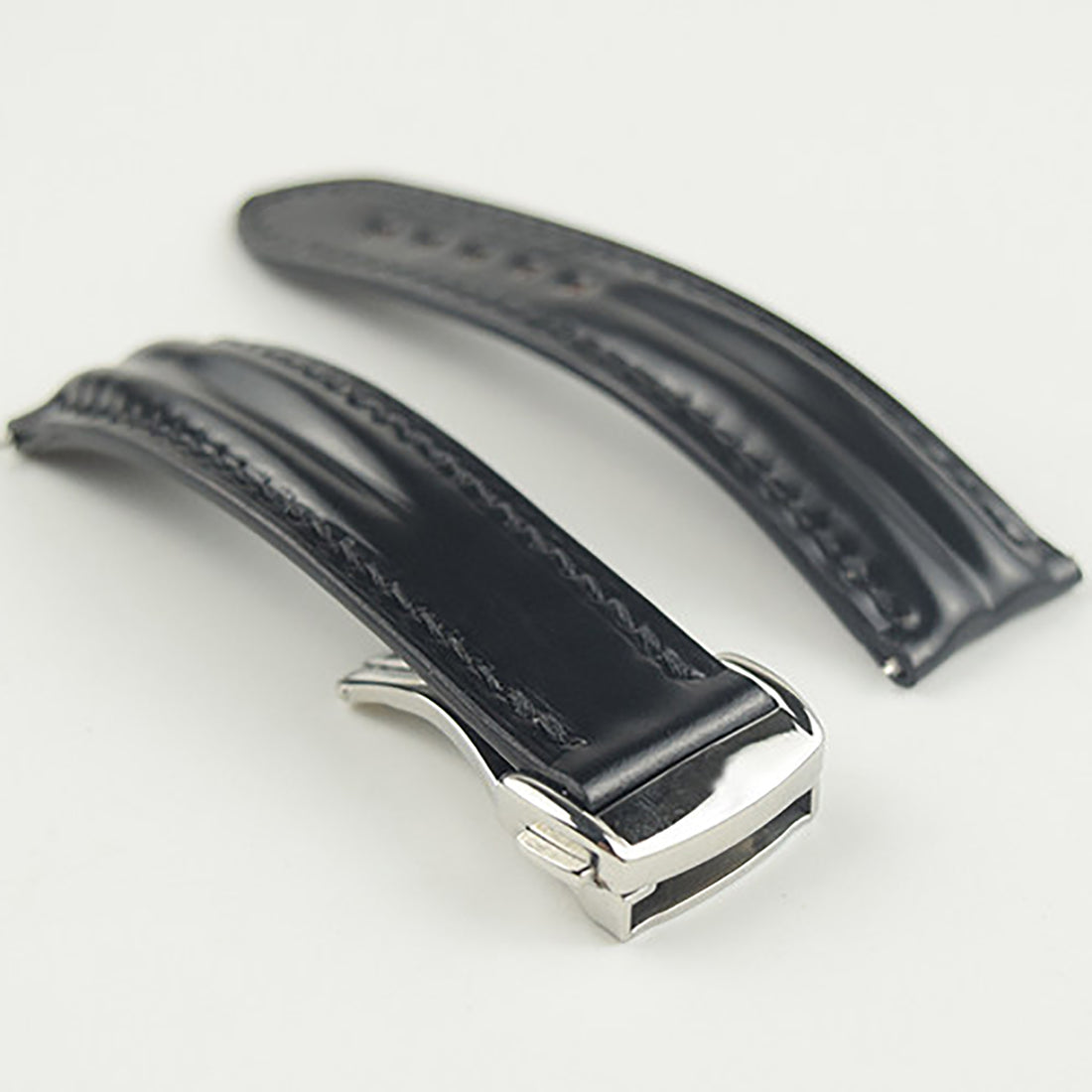 Horween Calfskin Leather Strap for Omega De Ville, Seamaster 300, and Speedmaster