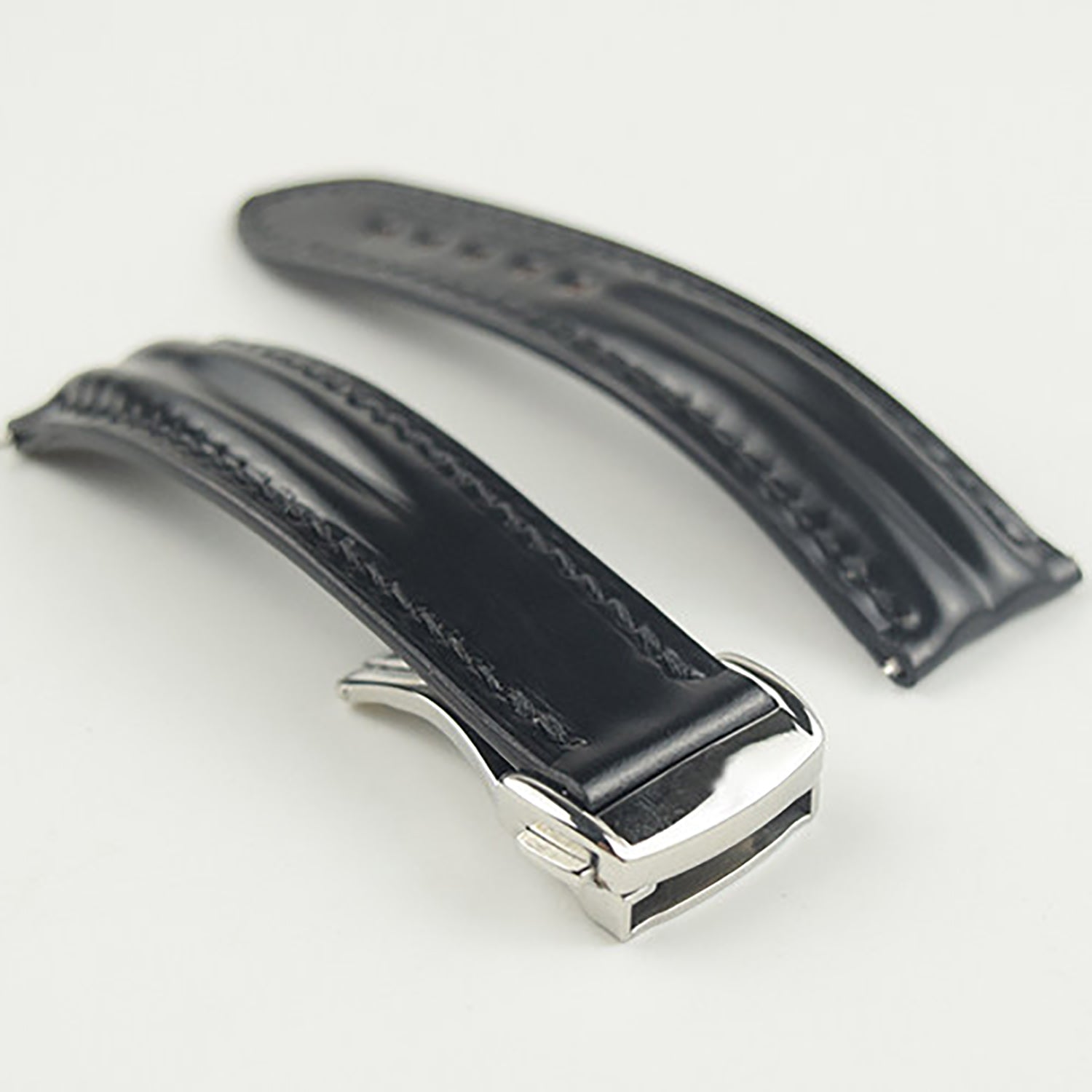 Horween Calfskin Leather Strap for Omega De Ville, Seamaster 300, and Speedmaster