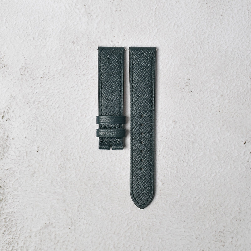 New French EPSOM Palm Pattern Cowhide Leather Watch Strap, Suitable for Omega and Tisso