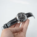 Genuine Leather Handmade Watch Strap - Sweat-Resistant, Universal for All Brands Including Longines, IWC & Jaeger-LeCoultre