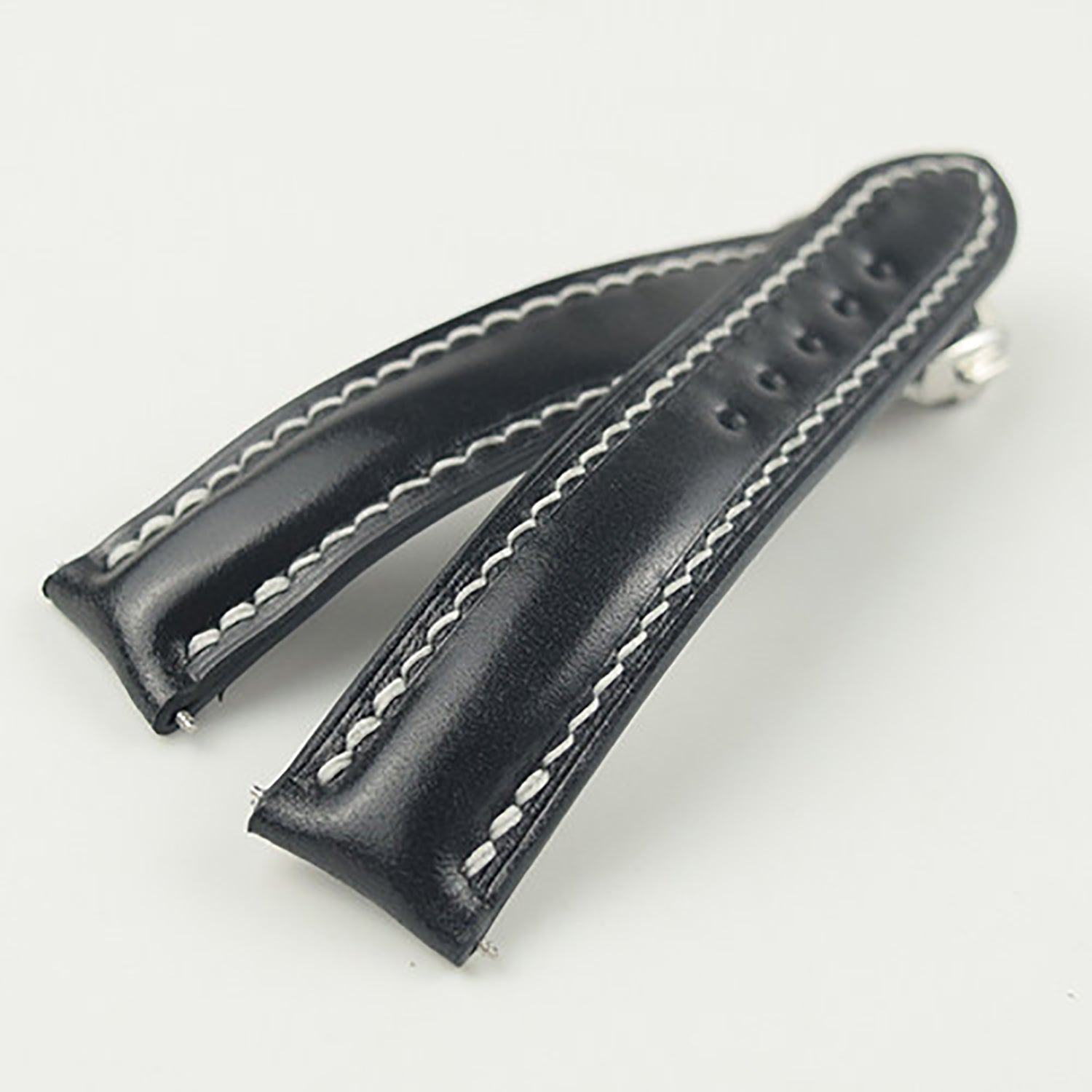 Horween Calfskin Leather Strap for Omega De Ville, Seamaster 300, and Speedmaster