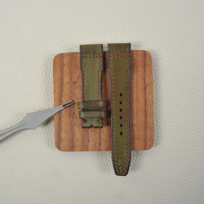 Vintage Cowhide Leather Original Strap for IWC Big Top Gun Watch - Men's Pilot Collection