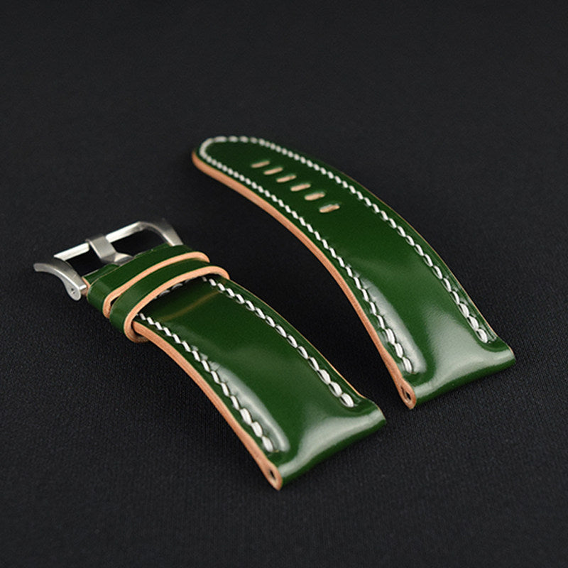 New Year's Limited Horsehide Leather Watch Strap - Handmade Custom, Vintage & Premium Style - Compatible with Panerai Watches
