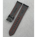Compatible with Omega Speedmaster Series - Moonphase Dark Side of the Moon Curved Interface Alligator Leather Watch Strap