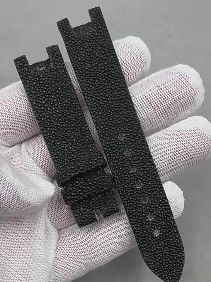 Fits Ulysse Nardin Freak 130136 Alligator & Stingray Leather Watch Strap