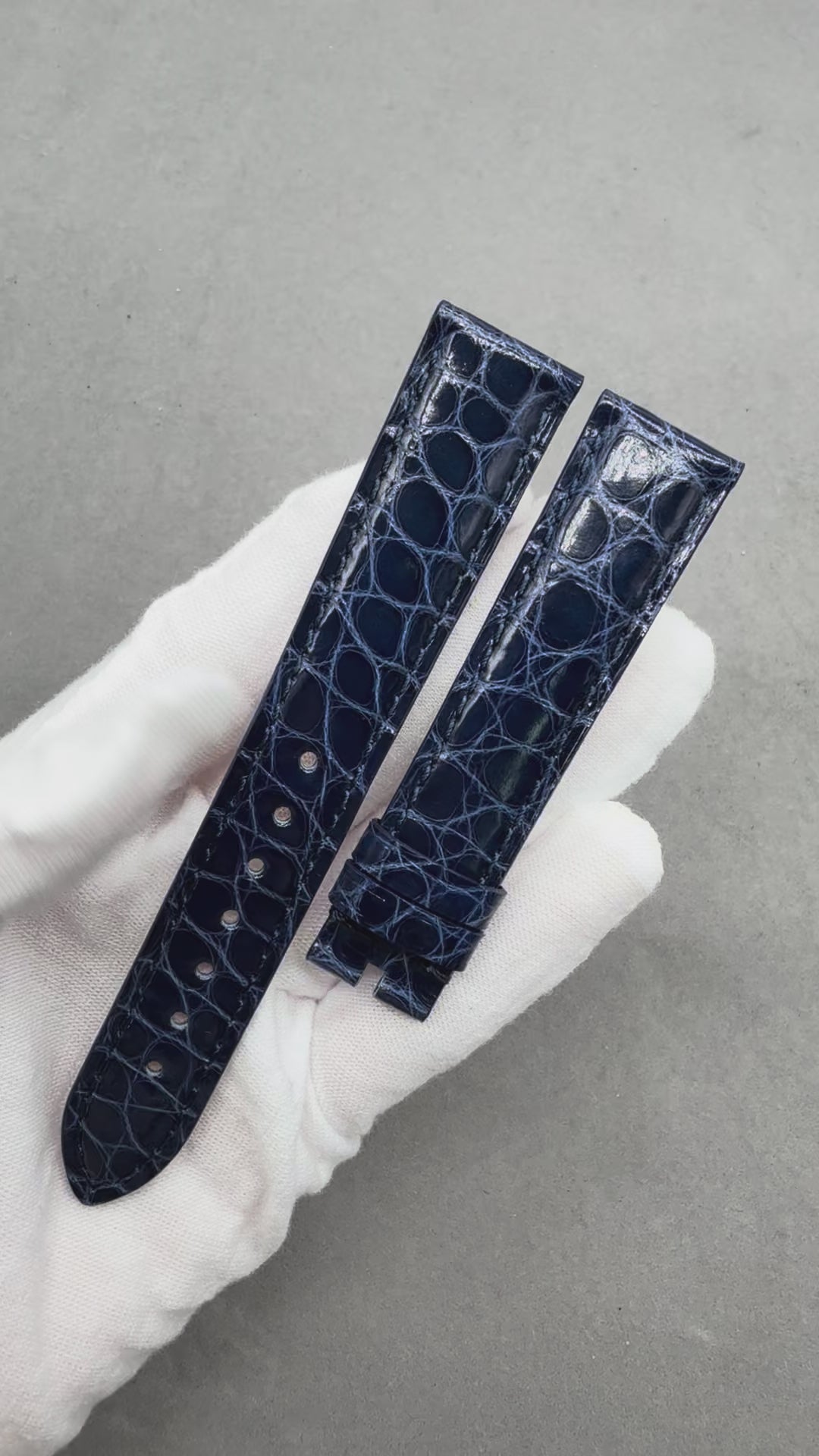 Compatible with Rolex Cellini Circular Pattern ALLIGATOR Strap Handmade Custom Strap