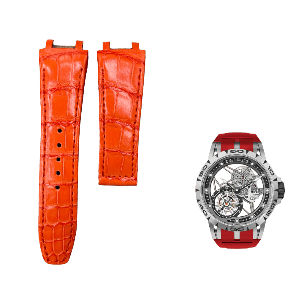 Compatible with Roger Dubuis Excalibur Series RDDBEX1031 ALLIGATOR Strap