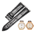 Genuine ALLIGATOR leather replacement watch strap, dedicated for Piaget Polo G0A31159, for men