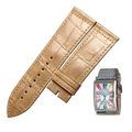 Genuine ALLIGATOR watch strap, replacement for Franck Muller 1002QZ / 1100DSR