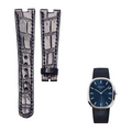 Watch strap fits Patek Philippe, genuine alligator 5738 3738 golden notch, genuine leather