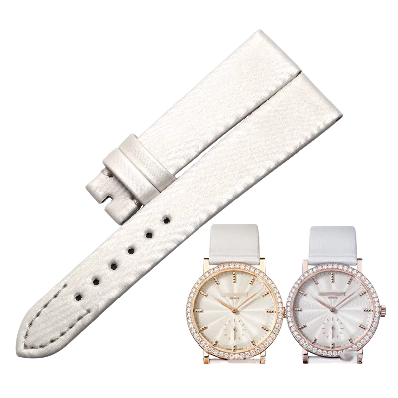 Replacement alligator watch strap for Patek Philippe Calatrava 7120R-001, genuine leather, for women