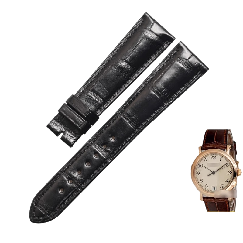 Replacement genuine leather watch strap for Patek Philippe 5053/5035