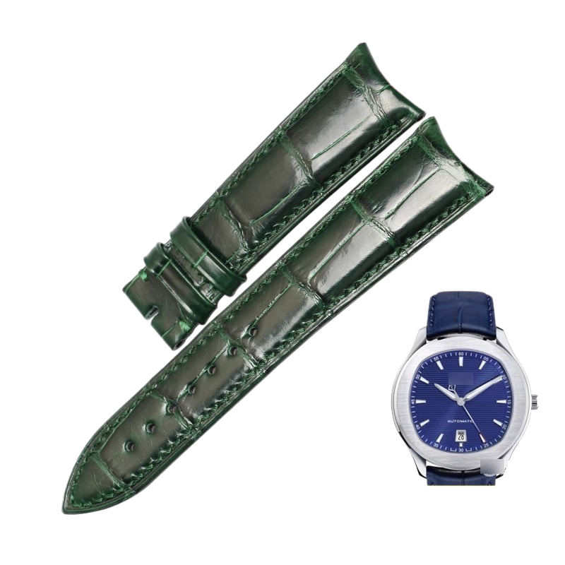 Genuine ALLIGATOR watch strap, replacement for Piaget POLO G0A44001 G0A43001
