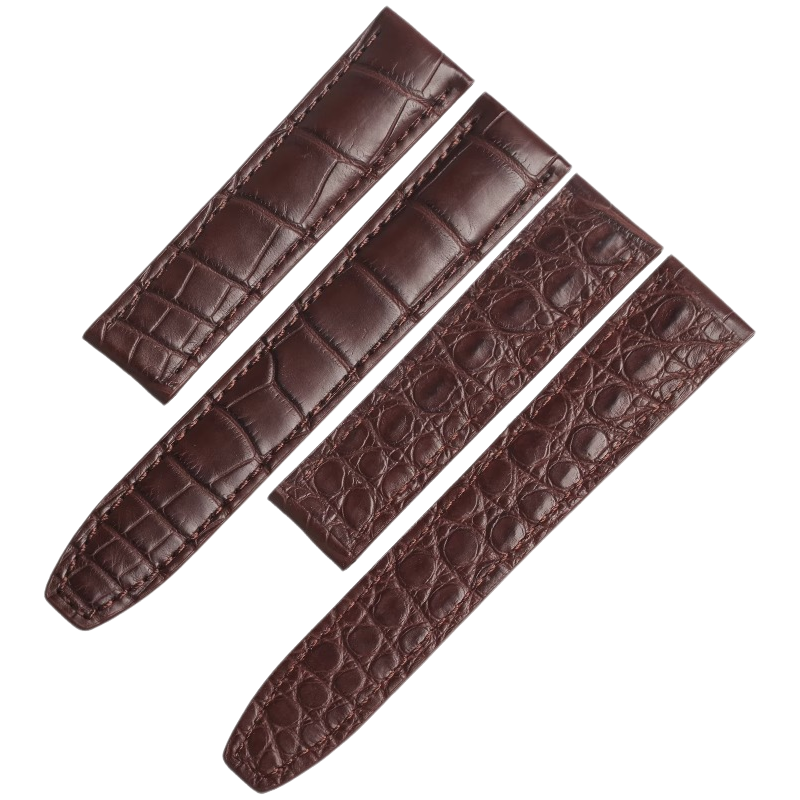 American alligator watch strap, fits Maurice Lacroix Pontos PT6158 PT6098 men's watch, genuine leather 20MM