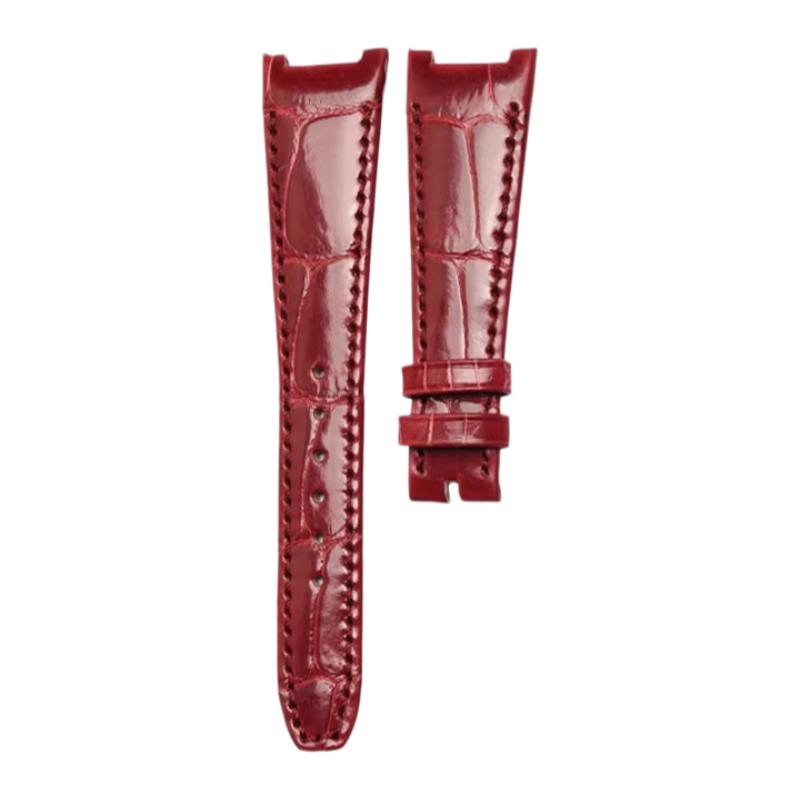 American alligator watch strap, replacement for PP Patek Philippe 7010R Nautilus, custom for women
