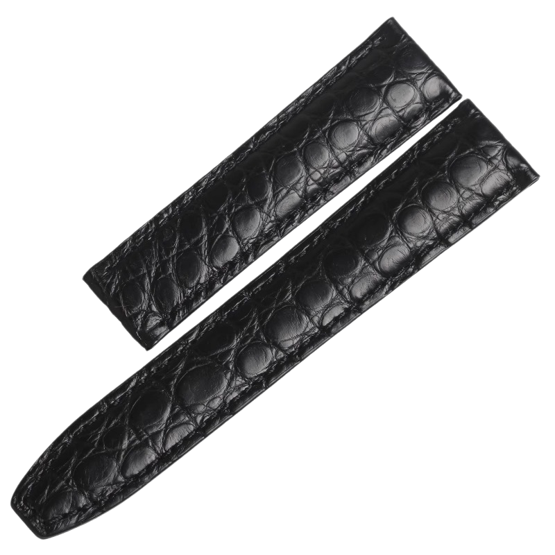 American alligator watch strap, fits Maurice Lacroix Pontos PT6158 PT6098 men's watch, genuine leather 20MM