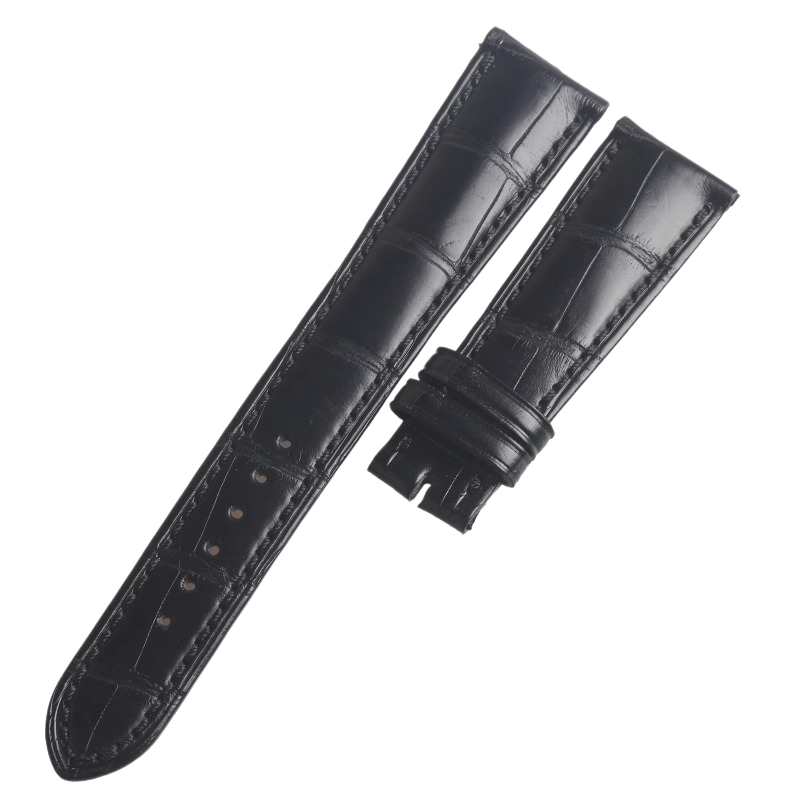 Replacement cowhide watch strap for Patek Philippe 5270 5146, folding clasp, for men