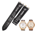 Genuine ALLIGATOR leather replacement watch strap, dedicated for Piaget Polo G0A31159, for men