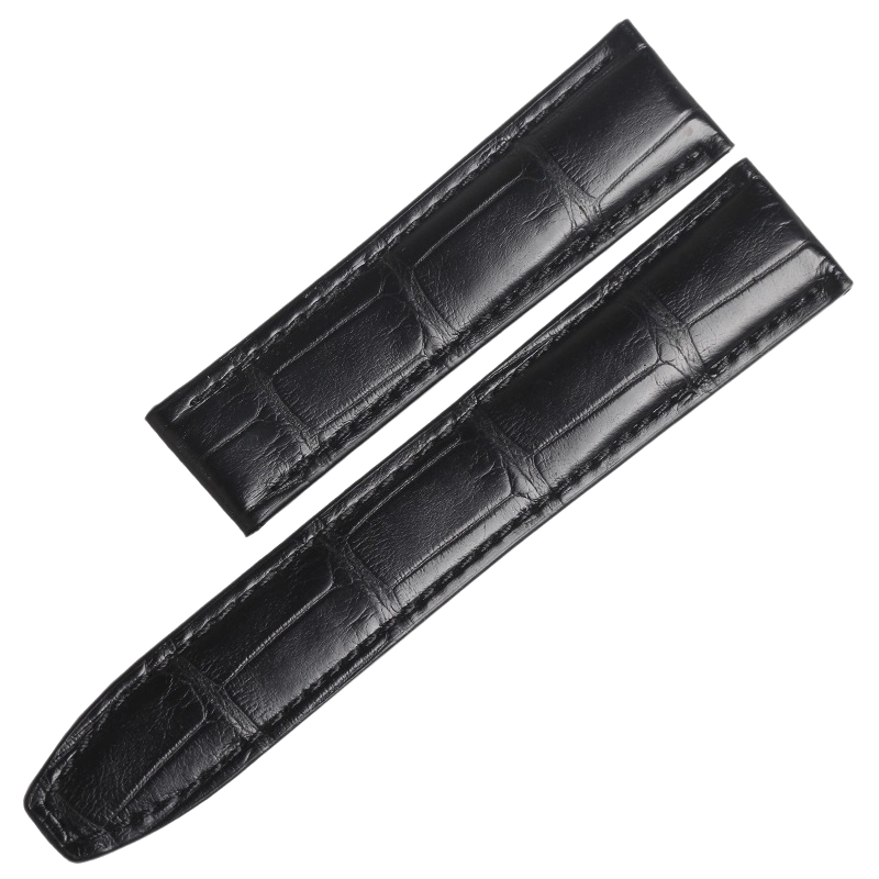 American alligator watch strap, fits Maurice Lacroix Pontos PT6158 PT6098 men's watch, genuine leather 20MM